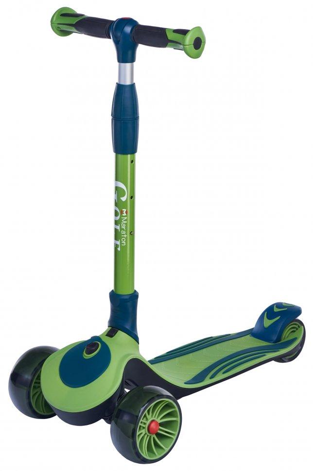 

Детский трехколесный самокат Scooter Golf My Go B 2028 зеленый-синий