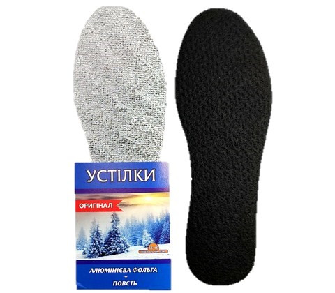 

Стельки для обуви Войлок-латекс с термо-фольгой (универсальный размер)