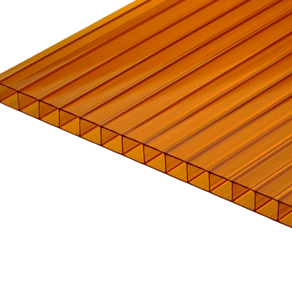 

Сотовый поликарбонат Borrex 16 мм бронза-янтарная однокамерный 2100x12000 м2