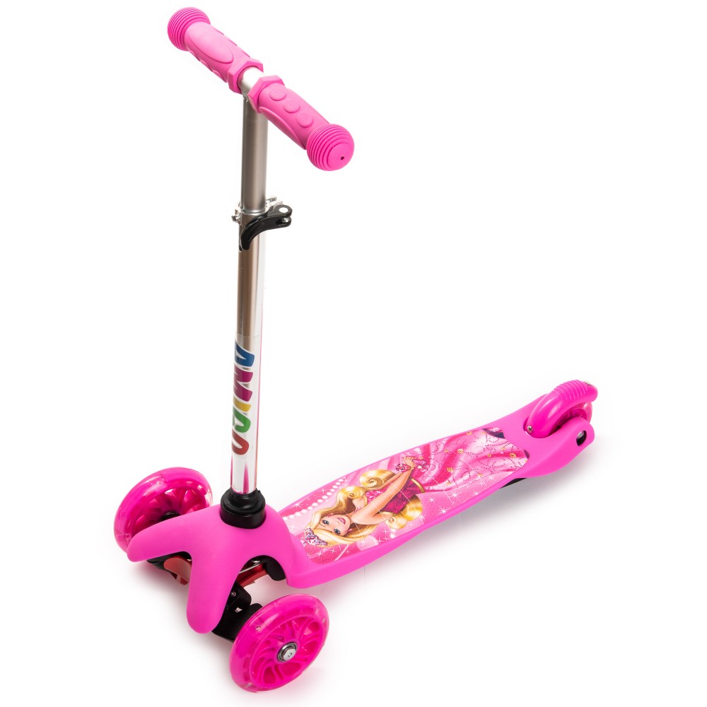 

Самокат Трехколесный Explore DRIFT scooter розовый светящиеся колеса 2021