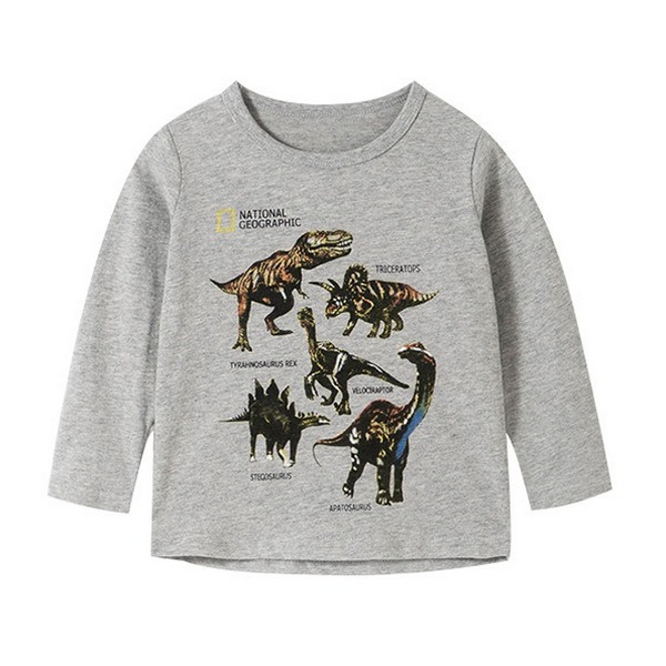 

Лонгслив для мальчика National Geographic Berni Kids (140) Серый