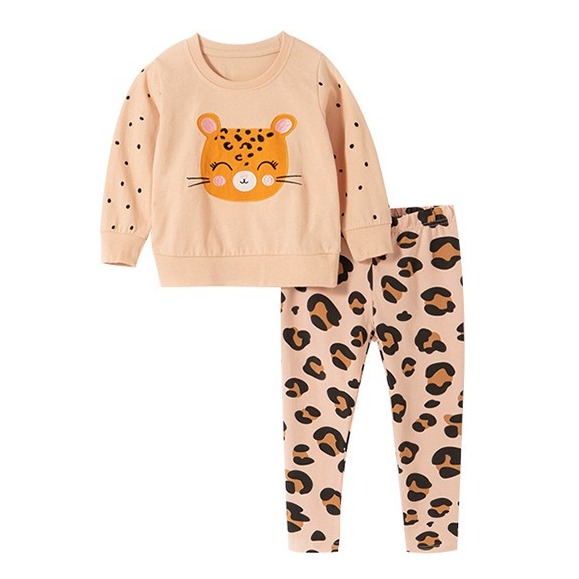 

Костюм для девочки 2 в 1 Stylish leopard Malwee (90) Персиковый
