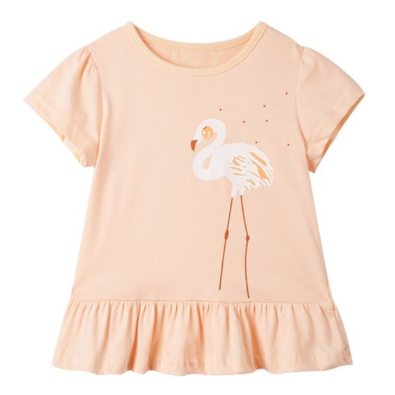 

Футболка для девочки White flamingo Malwee (100) Персиковый