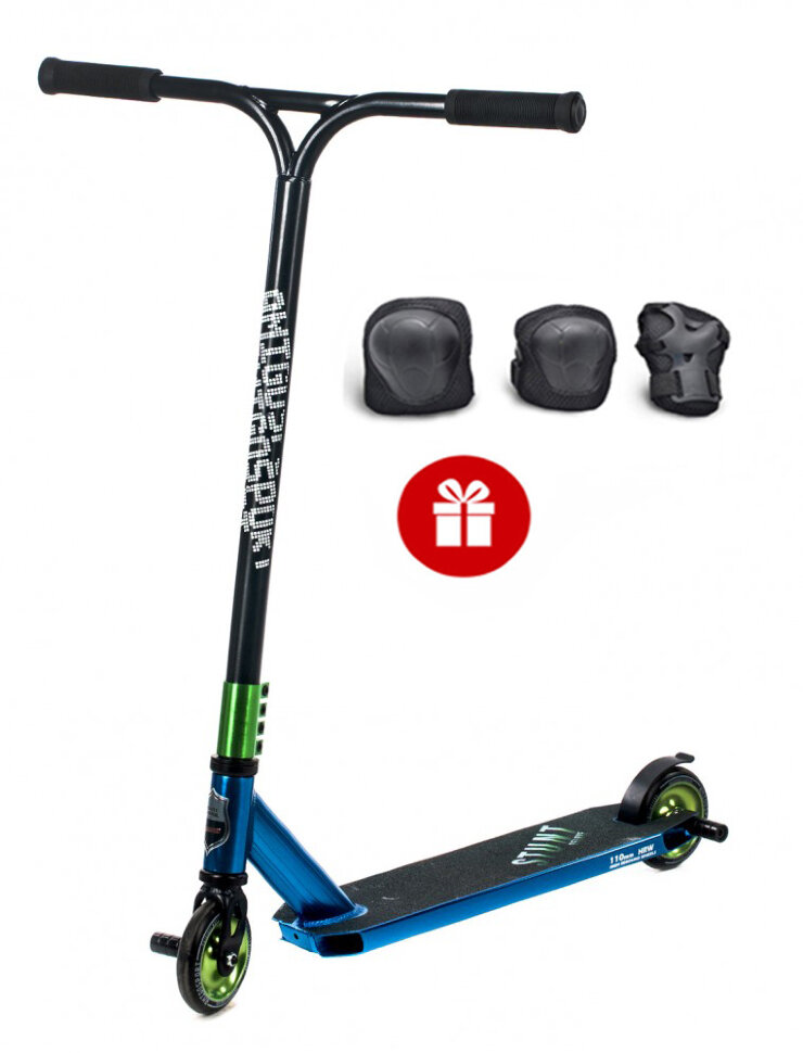 

Самокат трюковый Explore Stunt Deluxe OX синий+ КОМПЛЕКТ ЗАЩИТЫ В ПОДАРОК!