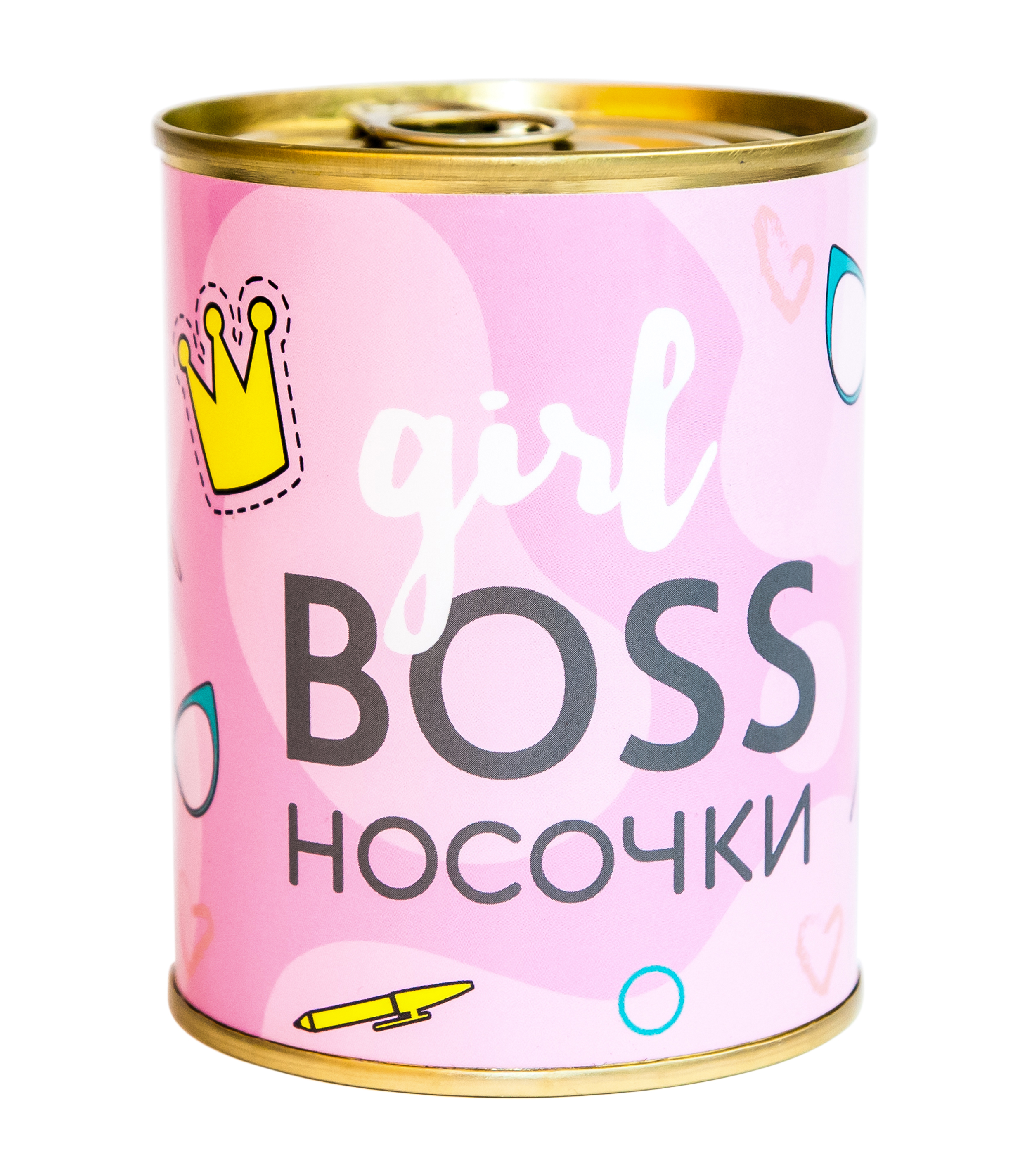 

Консерва-носок PAPAdesign Girl boss one size розовый