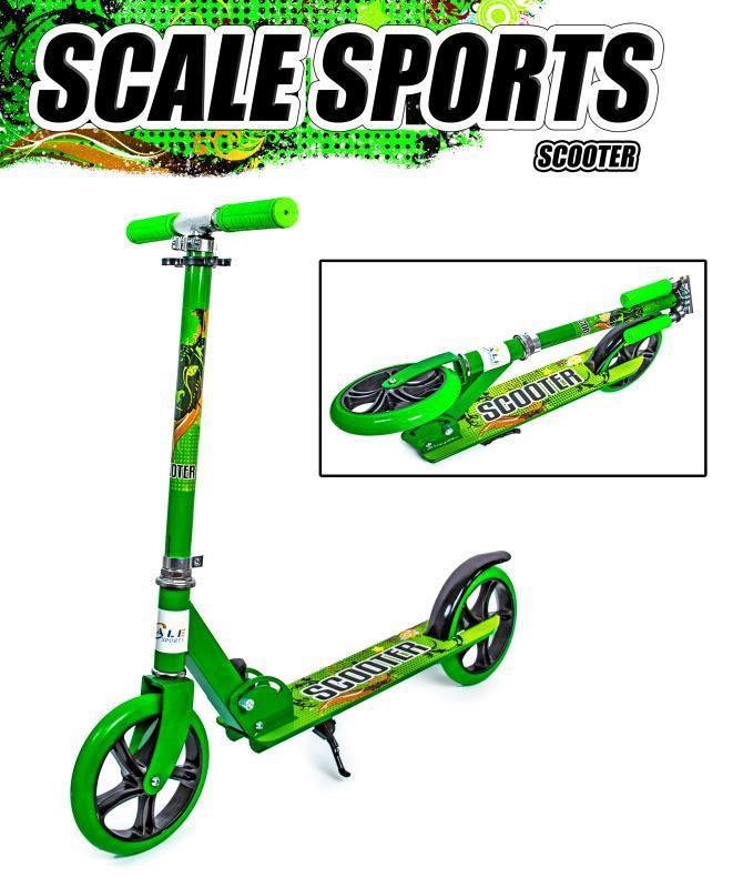 

Двухколесный складной самокат Scale Sport Scooter 460 Зеленый