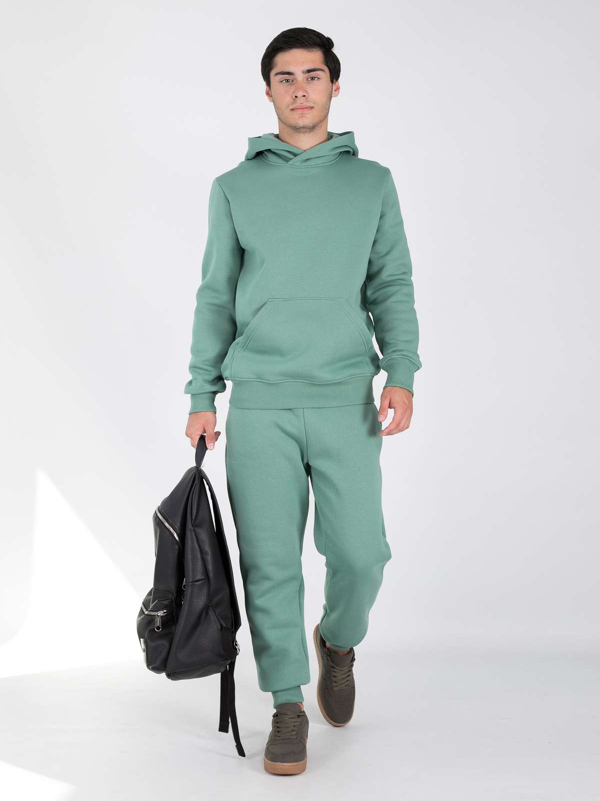 

Спортивные штаны Fromus с начёсом на манжете XXL(54) Оливковый 1070-36