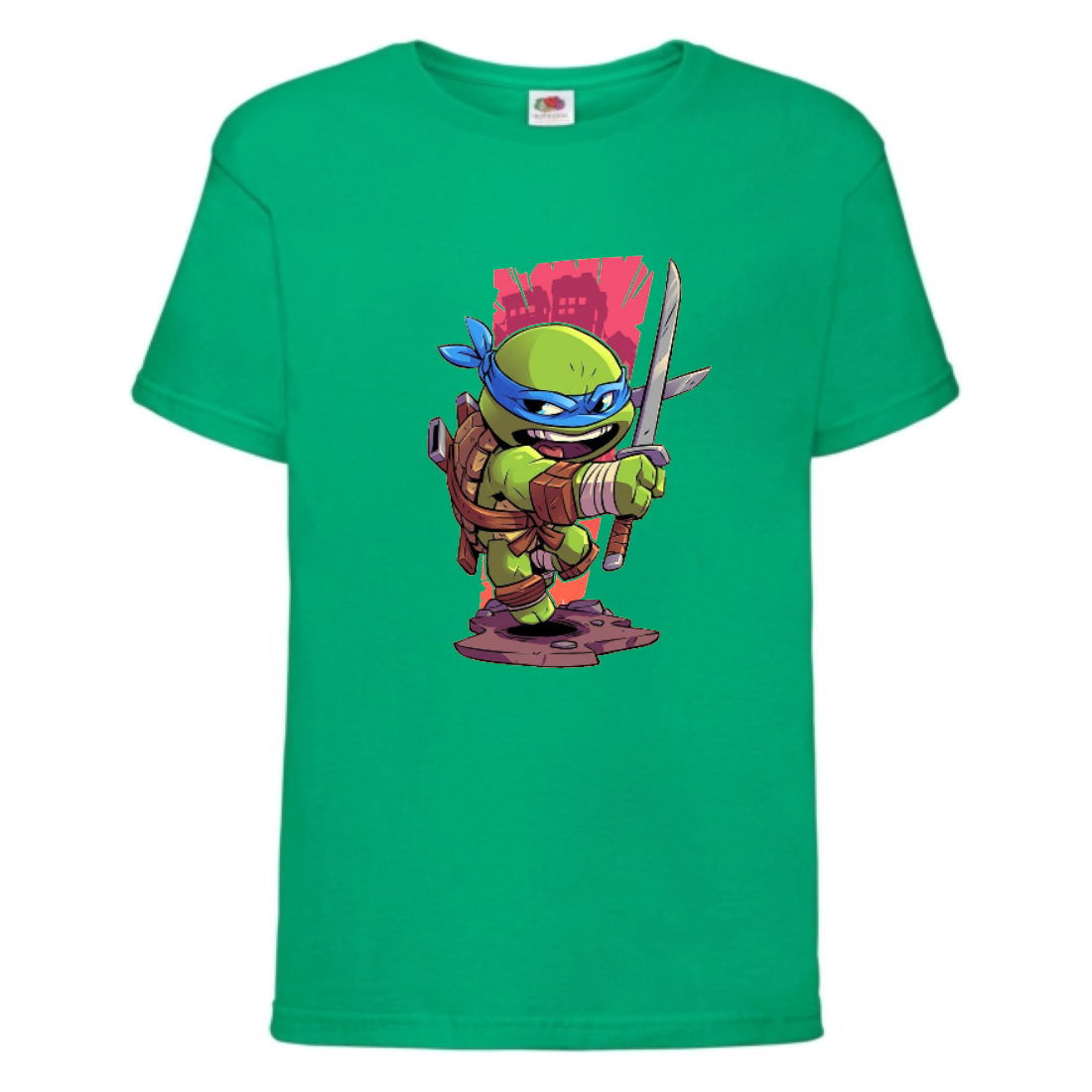 

Футболка детская Черепашки Ниндзя 0017 (Ninja Turtles) зеленая (NTS grn 0017) 104 см