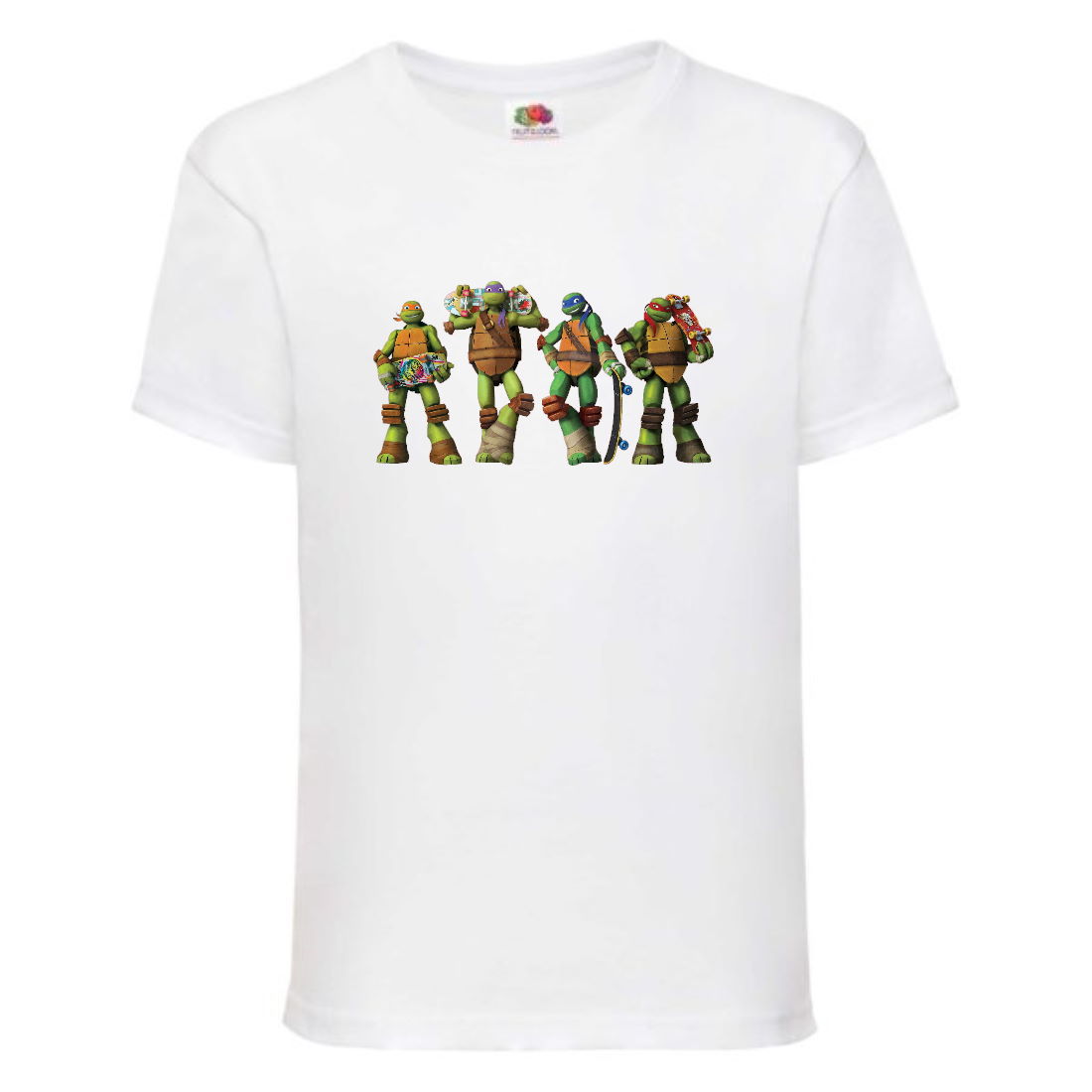 

Футболка детская Черепашки Ниндзя 007 (Ninja Turtles) белая (NTS wh 007) 104 см