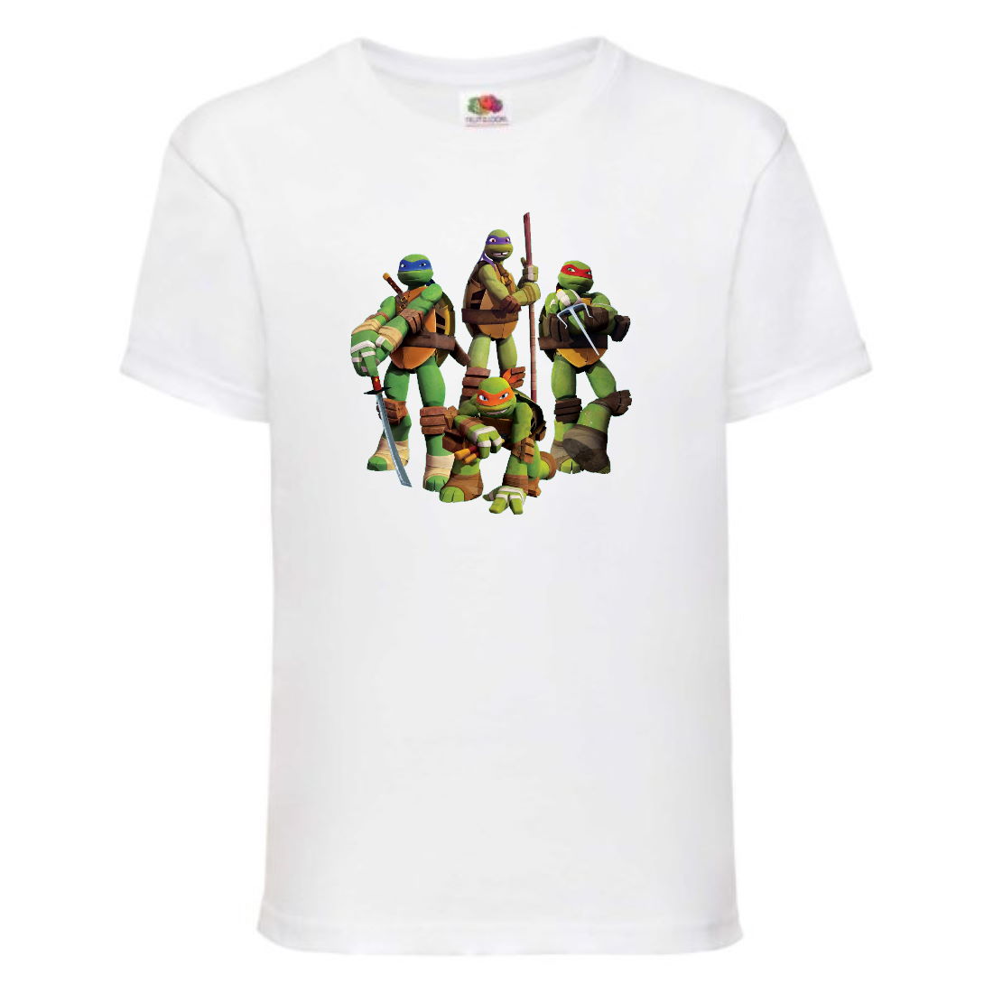

Футболка детская Черепашки Ниндзя 0010 (Ninja Turtles) белая (NTS wh 0010) 104 см