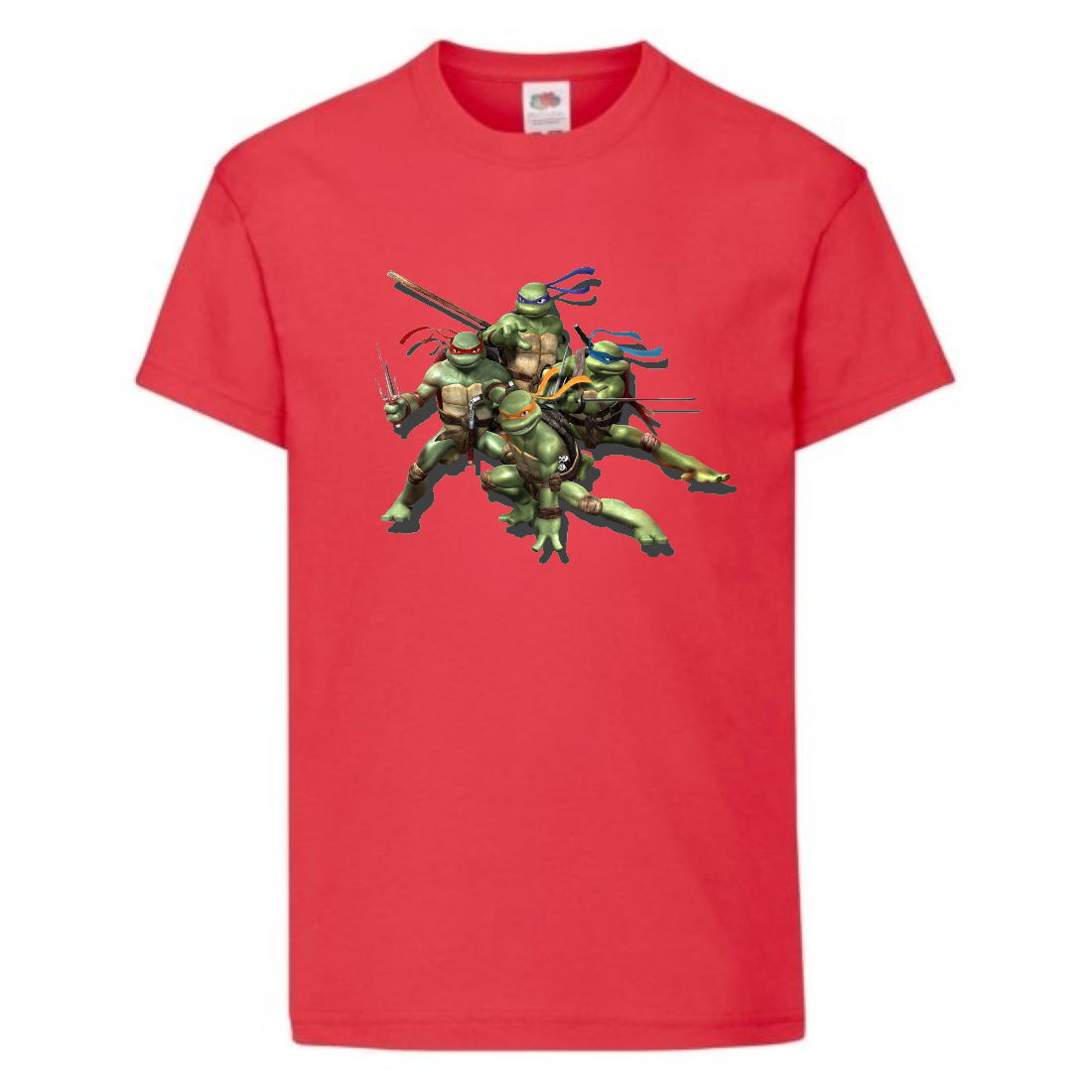 

Футболка детская Черепашки Ниндзя 008 (Ninja Turtles) красная (NTS rd 008) 104 см
