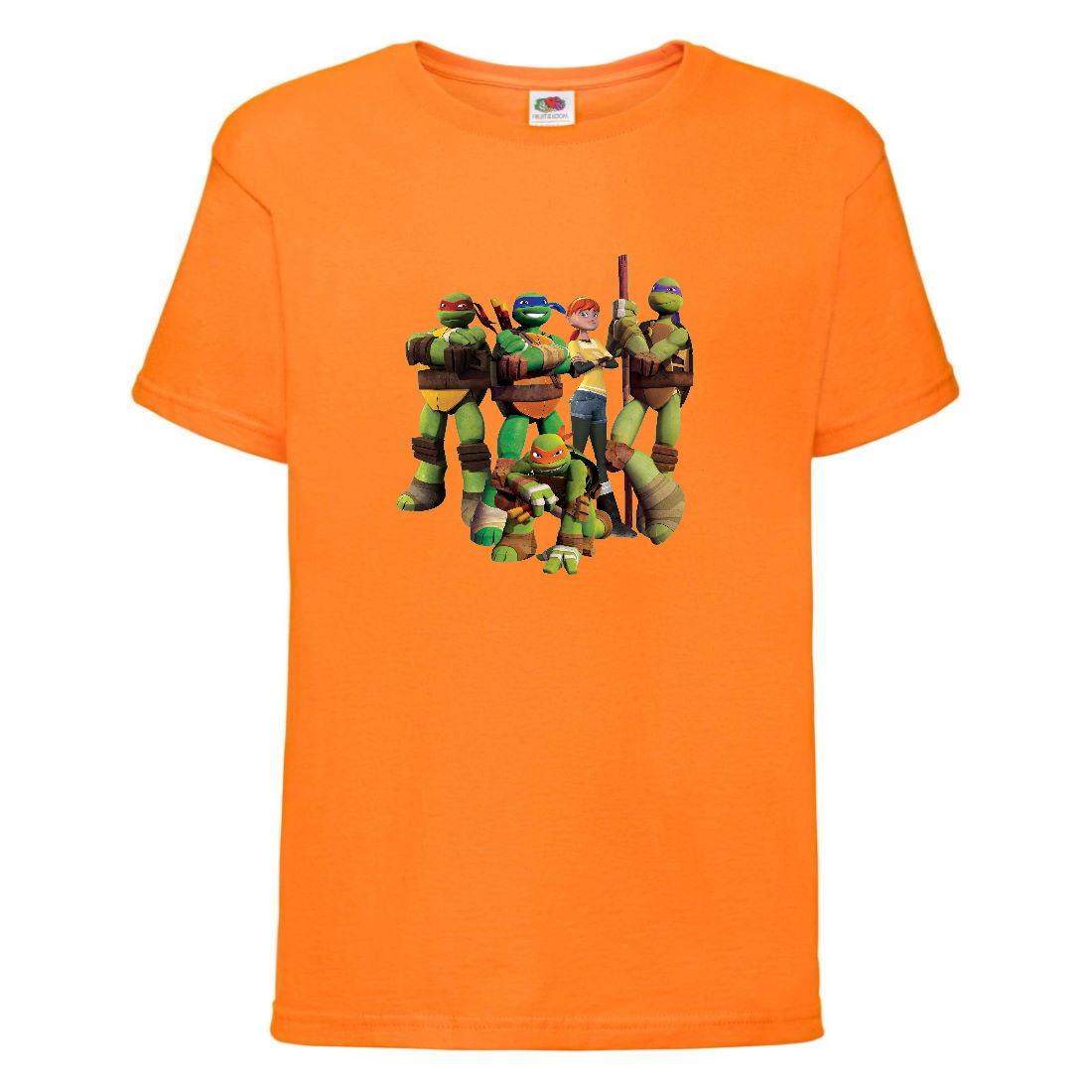 

Футболка детская Черепашки Ниндзя 001 (Ninja Turtles) оранжевая (NTS orn 001) 104 см
