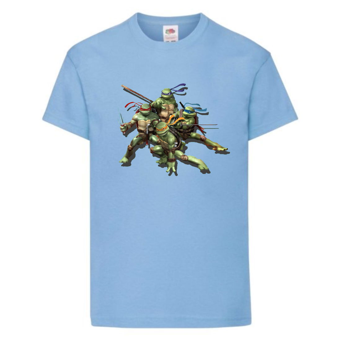 

Футболка детская Черепашки Ниндзя 008 (Ninja Turtles) голубая (NTS lbl 008) 104 см