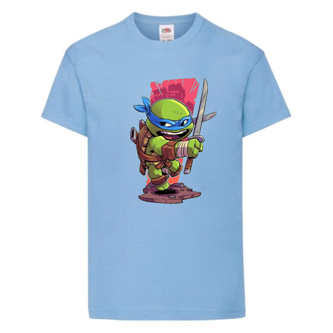 

Футболка детская Черепашки Ниндзя 0017 (Ninja Turtles) голубая (NTS lbl 0017) 104 см