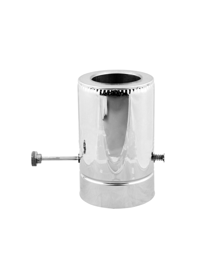

Дымоходная кагла двустенная Stalar (Standart thermo AISI 304) нерж/оц - диаметр Ø200/260, толщина 1 мм