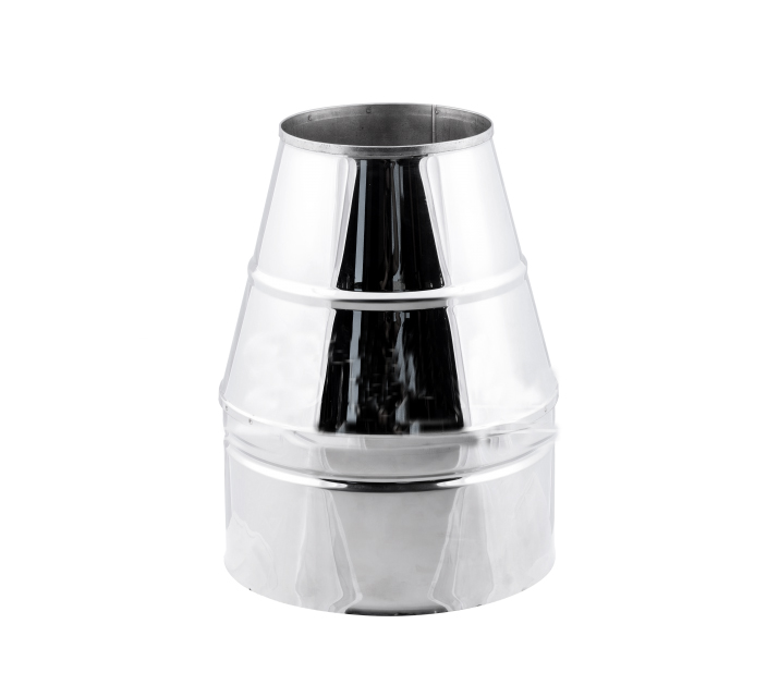 

Дымоходный конус двустенный Stalar Sauna (Standart thermo AISI 304) нерж/нерж - диаметр Ø100/200, толщина 1 мм