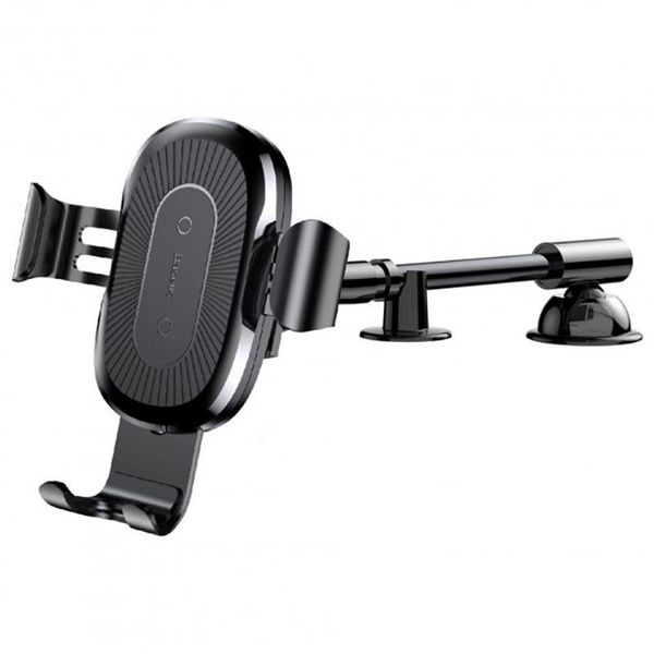 

Холдер Baseus Wireless Charger Gravity Heukji Car Mount (WXZT-01) Black