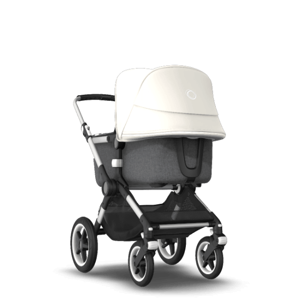 

Коляска Bugaboo Fox 2, Alu, Grey melange, Fresh white цвет