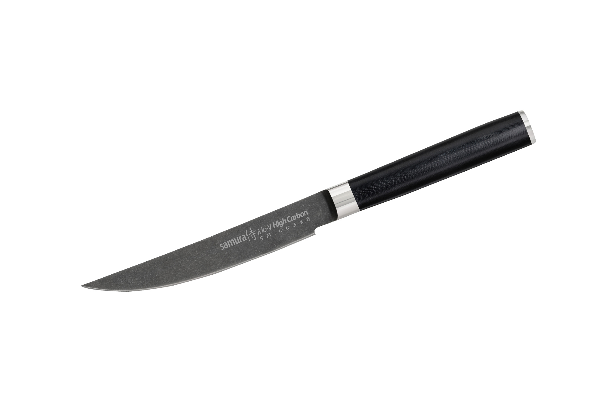 

Нож кухонный стейковый, 120 мм, Samura "MO-V Stonewash" (SM-0031B)