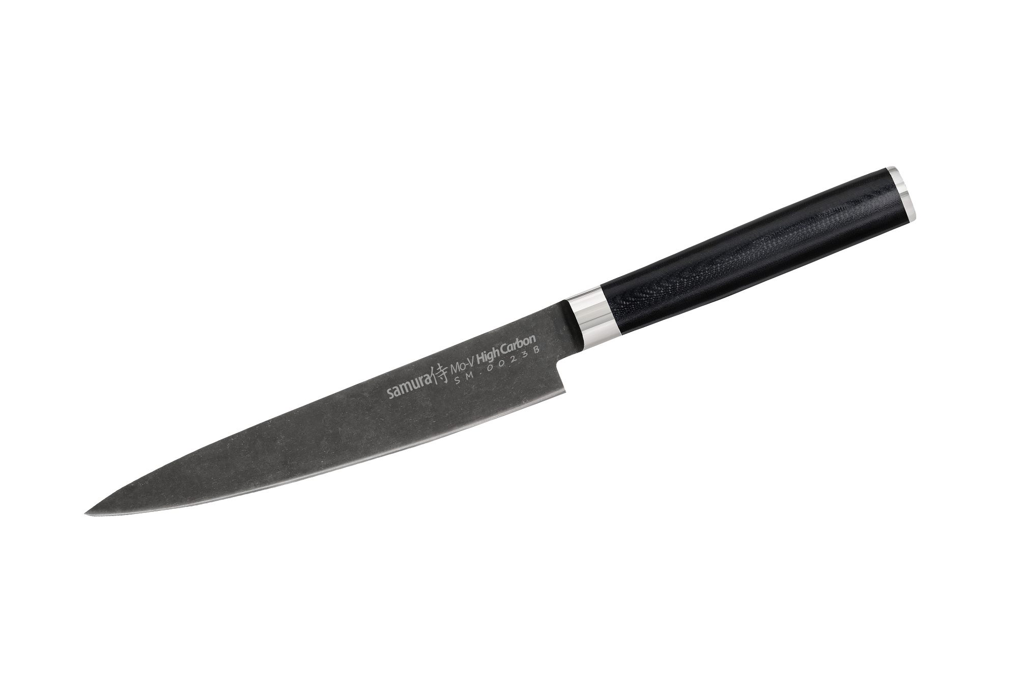 

Нож кухонный универсальный, 150 мм, Samura "MO-V Stonewash" (SM-0023B)