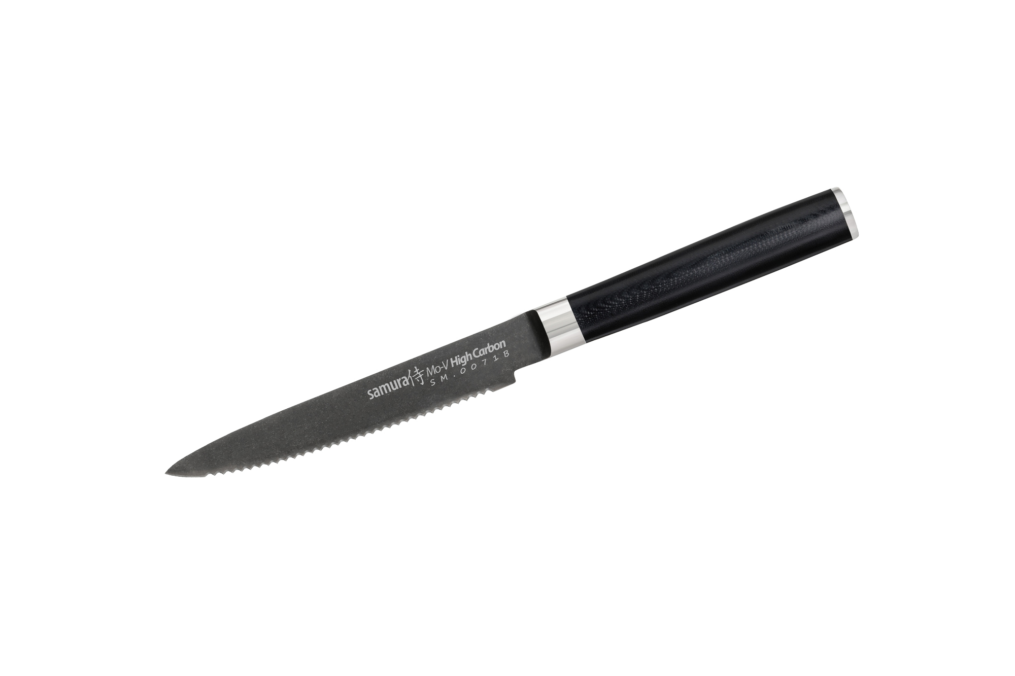 

Нож кухонный для томатов, 120 мм, Samura "MO-V Stonewash" (SM-0071B)