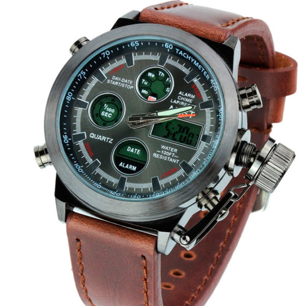 

Армейские наручные часы AMST Brown (DV458-9686f)