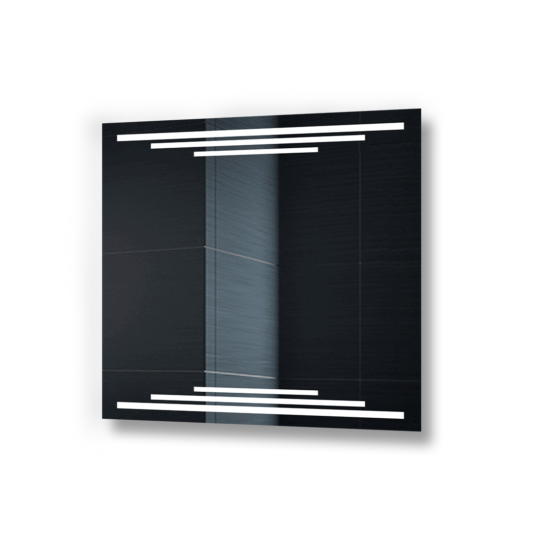 

Зеркало Francisca с Led-подсветкой и механическим выключателем 60x60 см