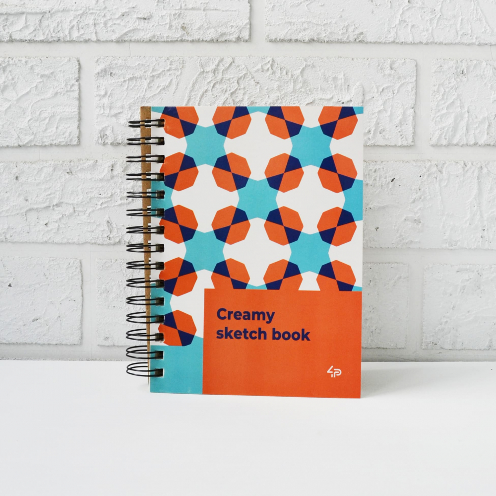 

Скетчбук 4Profi Creamy sketch book one А5 80 листов кремовая бумага 901678