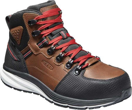 

Мужские ботинки KEEN Utility Red Hook Mid Waterproof Boot Tobacco/Black Full Grain Leather/Textile 48