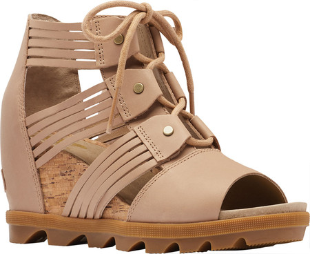 

Женские босоножки Sorel Joanie II Lace Huarache Wedge Sandal Honest Beige Full Grain Leather 40.5