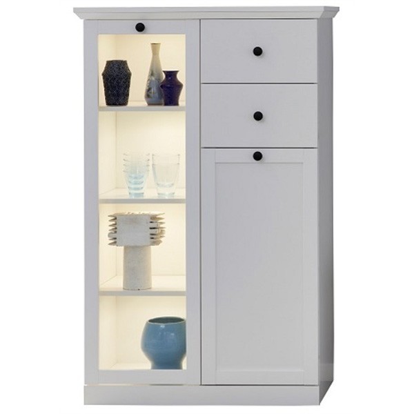 

Витрина высокая MEBELBOS BRANDSON белый 129 х 81 х 41 см 1d1w2s