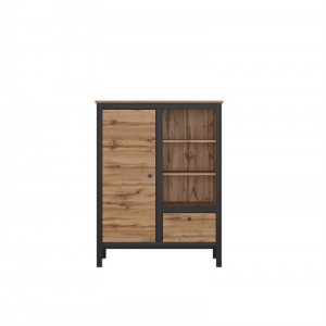 

Комод MEBELBOS LOFT 120.5 х 91 х 38.5 см дуб wotan/черный LOFT1d1s/90