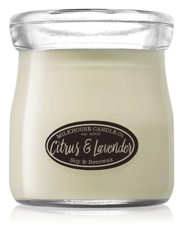 

Milkhouse Candle Co. Creamery Citrus Lavender ароматизована свічка 142 гр Cream Jar