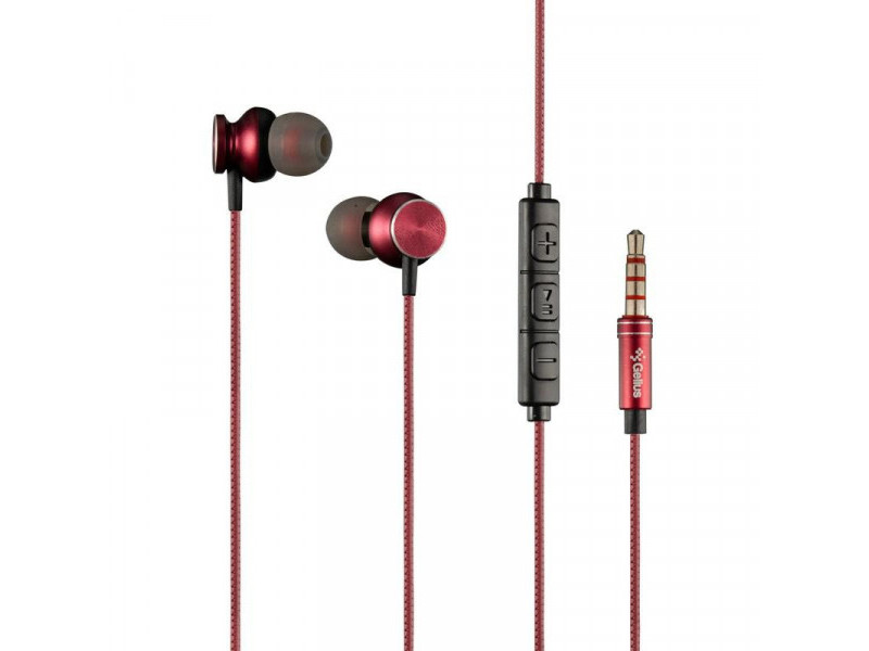

Наушники Gelius Pro GP-HF590 Alfa Red with mic + button call answering