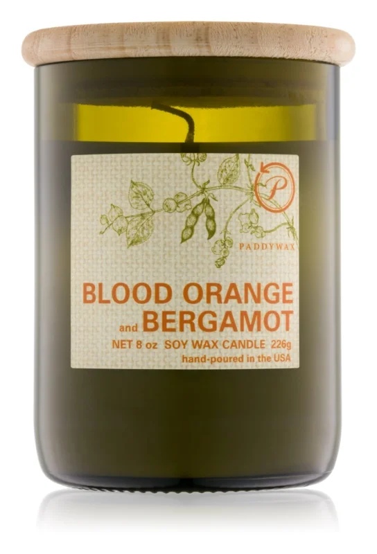 

Paddywax Eco Green Blood Orange Bergamot ароматизована свічка 226 гр