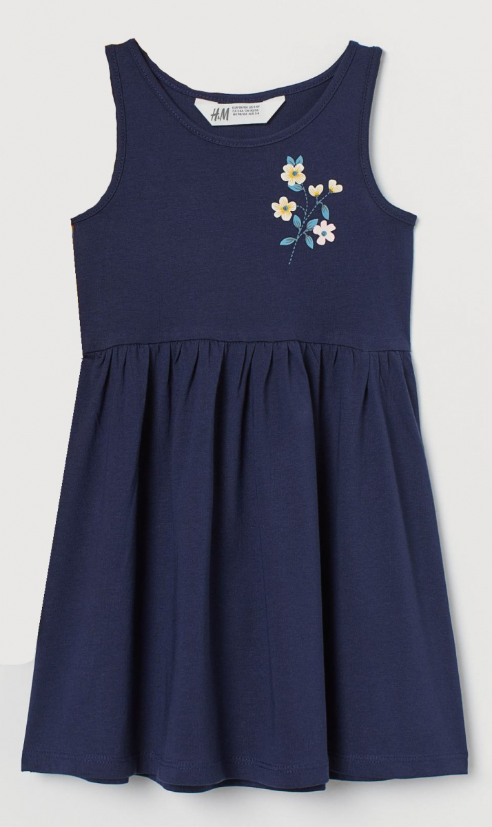 

Сарафан H&M 0739673004 122-128 СМ Темно-синий 64116