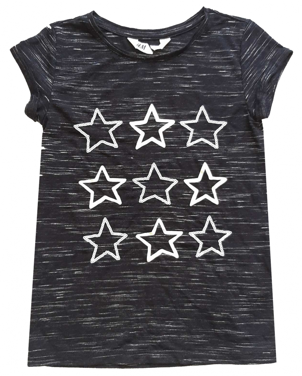 

Футболка H&M 0373144 134-140 СМ Черный 64270
