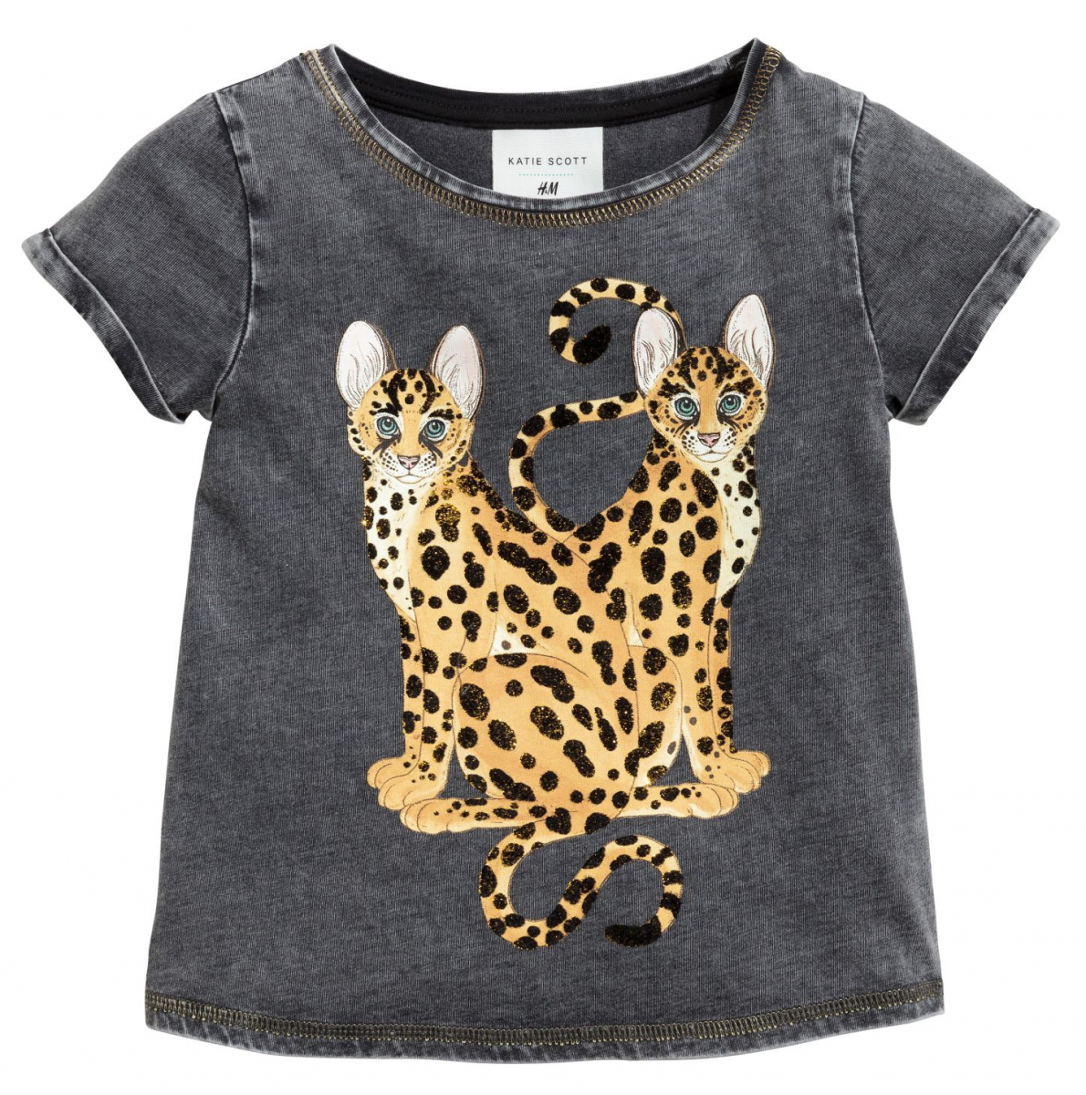 

Футболка H&M 0498269001 98 см, 104 см Серый 64272
