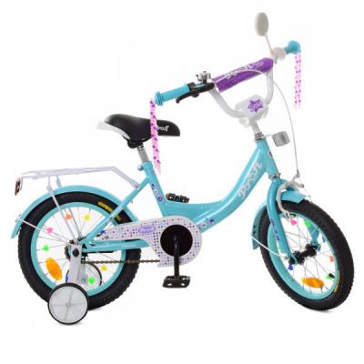 

Детский велосипед Profi 14" Princess Аквамарин (XD1415 aquamarine)