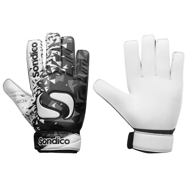 

Вратарские перчатки Sondico Match Goalkeeper Gloves 8 Black/White