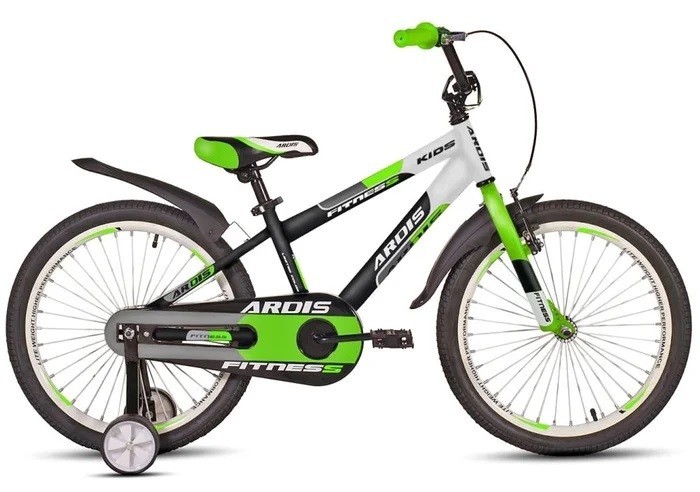 

Велосипед 20" Ardis Fitness черно-салатовый