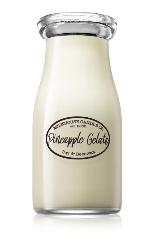 

Milkhouse Candle Co. Creamery Pineapple Gelato ароматизована свічка 227 гр Milkbottle