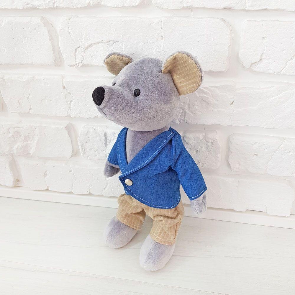 

Мягкая игрушка Zolushka Мышь Джастин 27см (109)