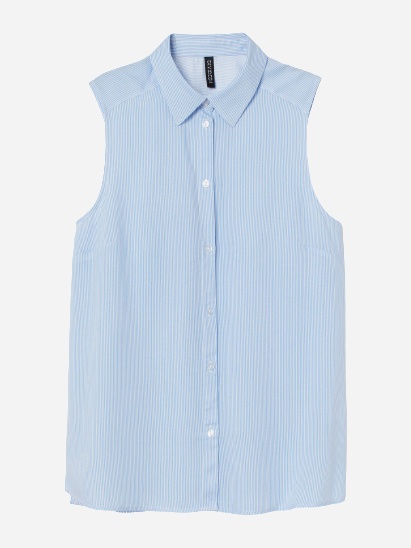 

Блузка H&M 1703-6965949 34 Голубая