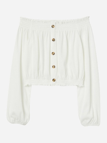

Блузка H&M 1803-7442910 M Белая