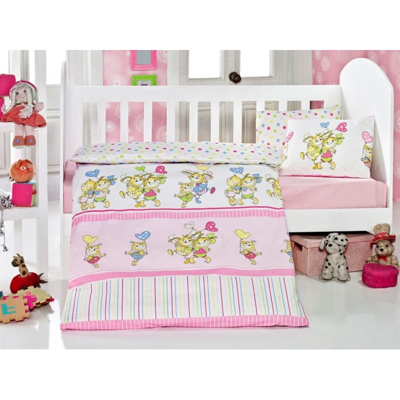

Детское постельное белье Eponj Home - Pitircik Pembe (Ep-010096)