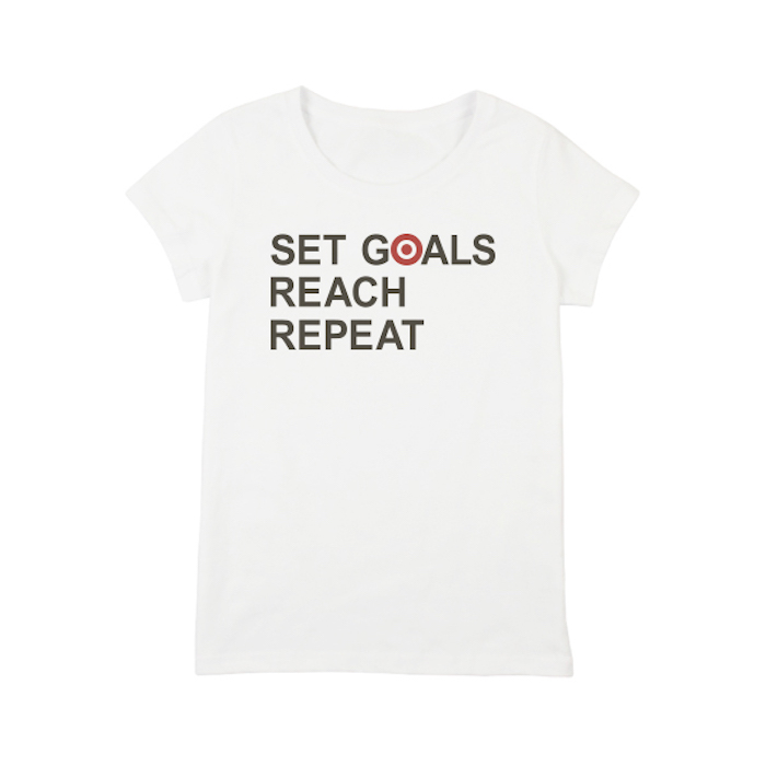 

Футболка женская "Set Goals Reach Repeat" Holly Shirt (4602) XL