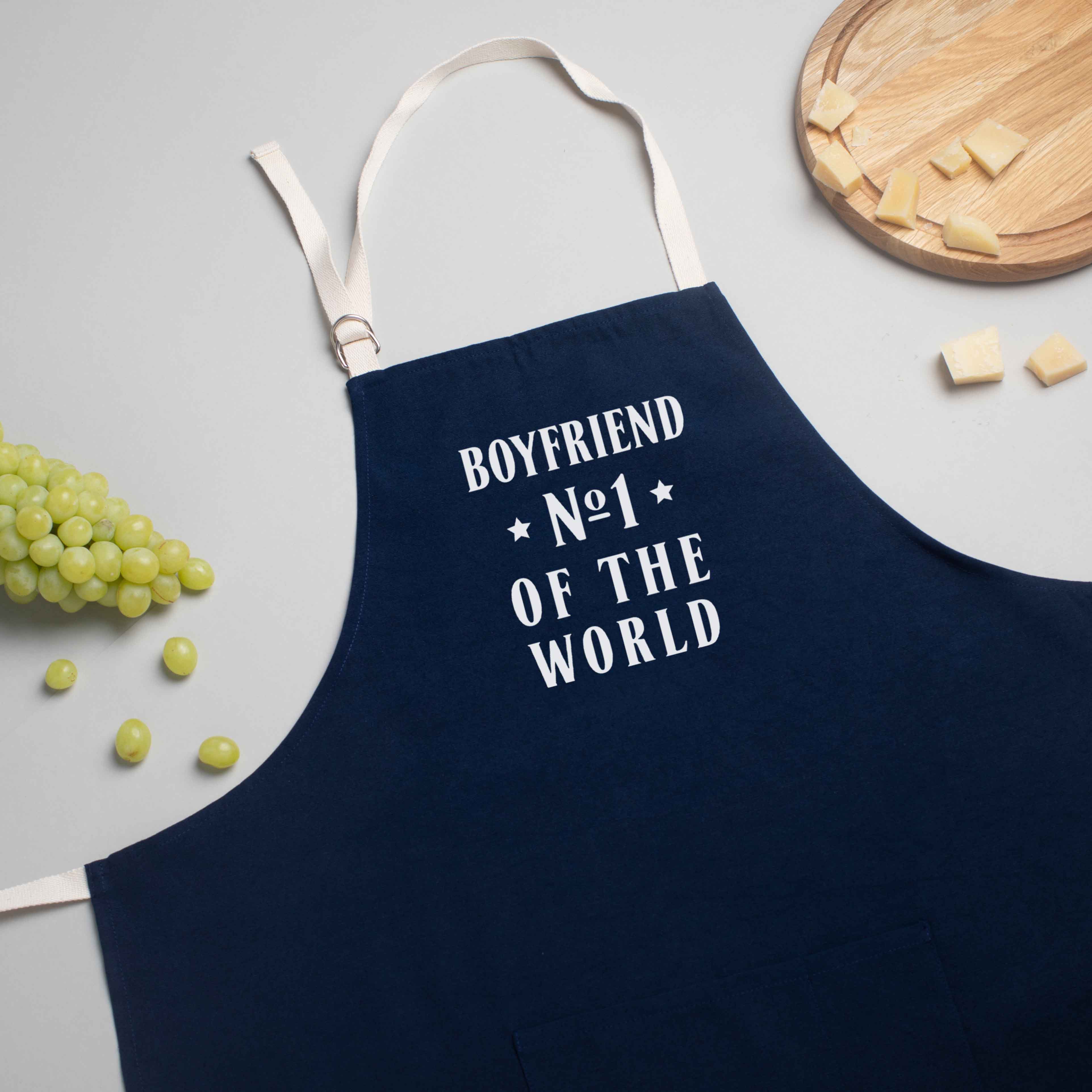 

Фартук "Boyfriend №1 of the world" BeriDari (8278) Blue