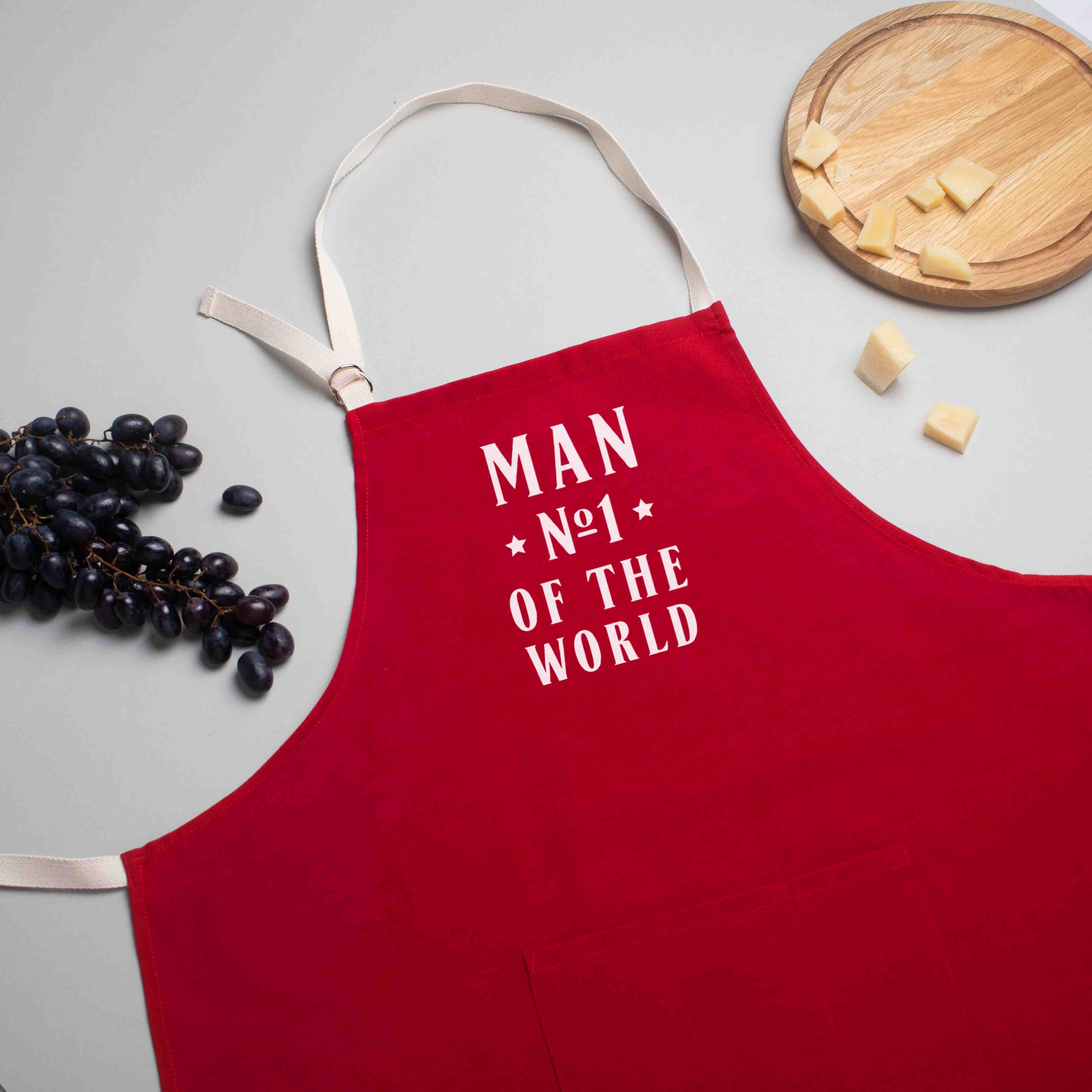 

Фартук "Man №1 of the world" BeriDari (8279) Red