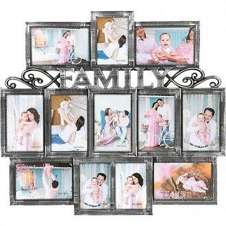 

Коллаж glam family на 12 фото чорний 10x15/9x13 см